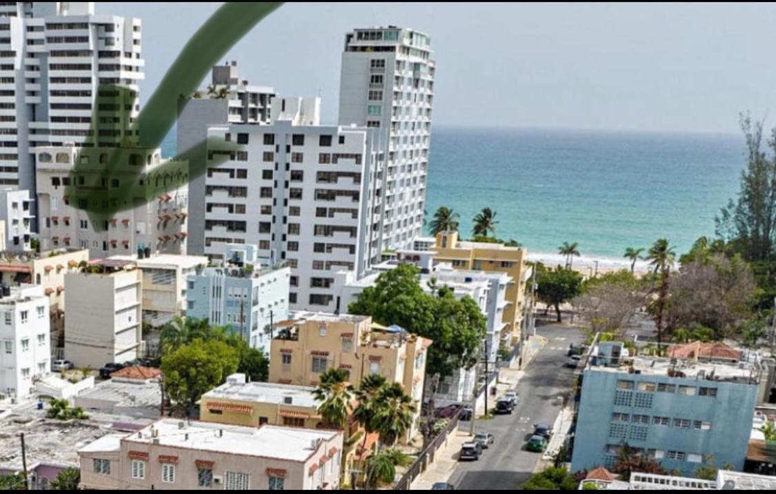 Fresh Tropical Colonial Style Walk-Up- Rooftop Terrace- Beach View 산후안 외부 사진